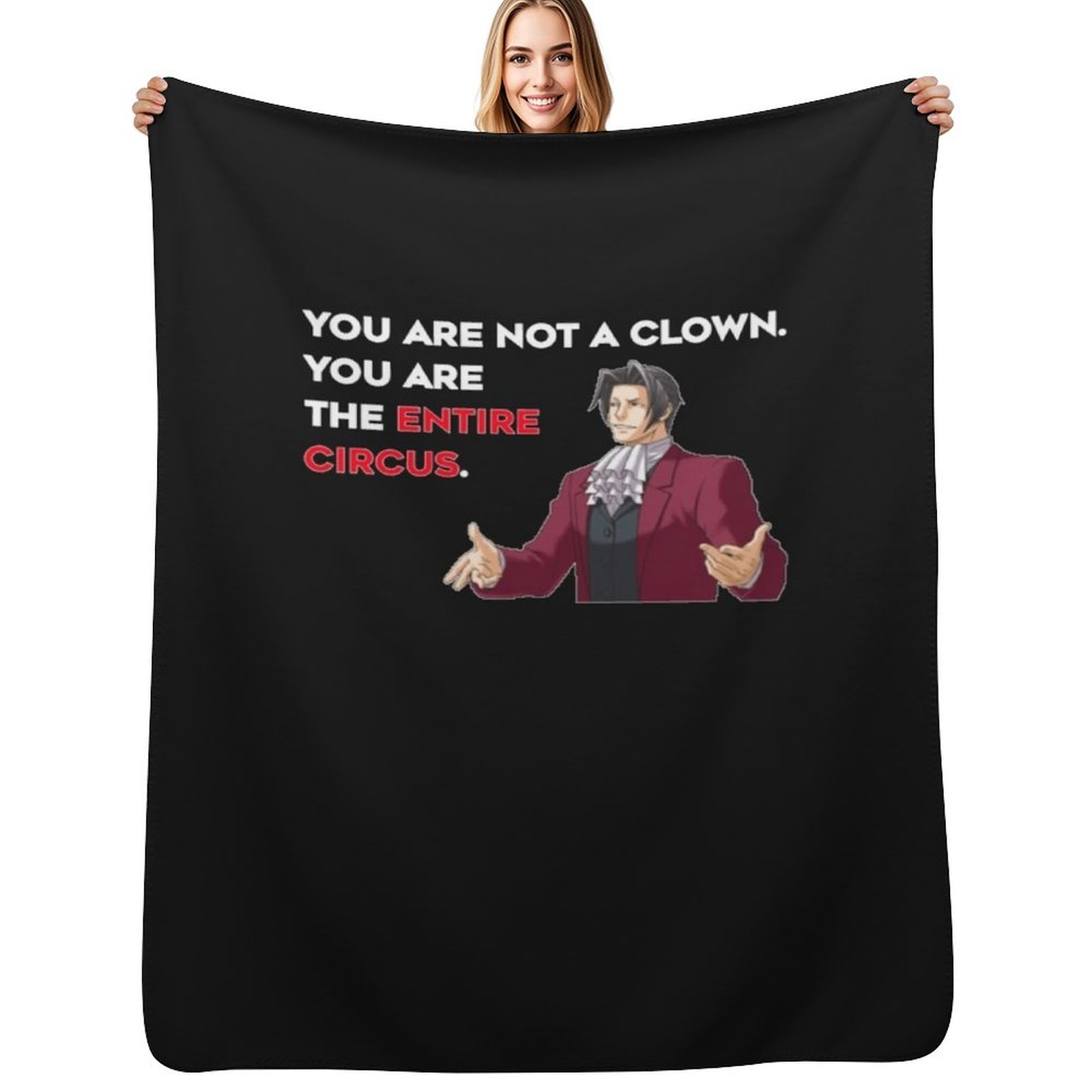 3D Printing Quote - Miles Edgeworth Entire Circus Quote Essential