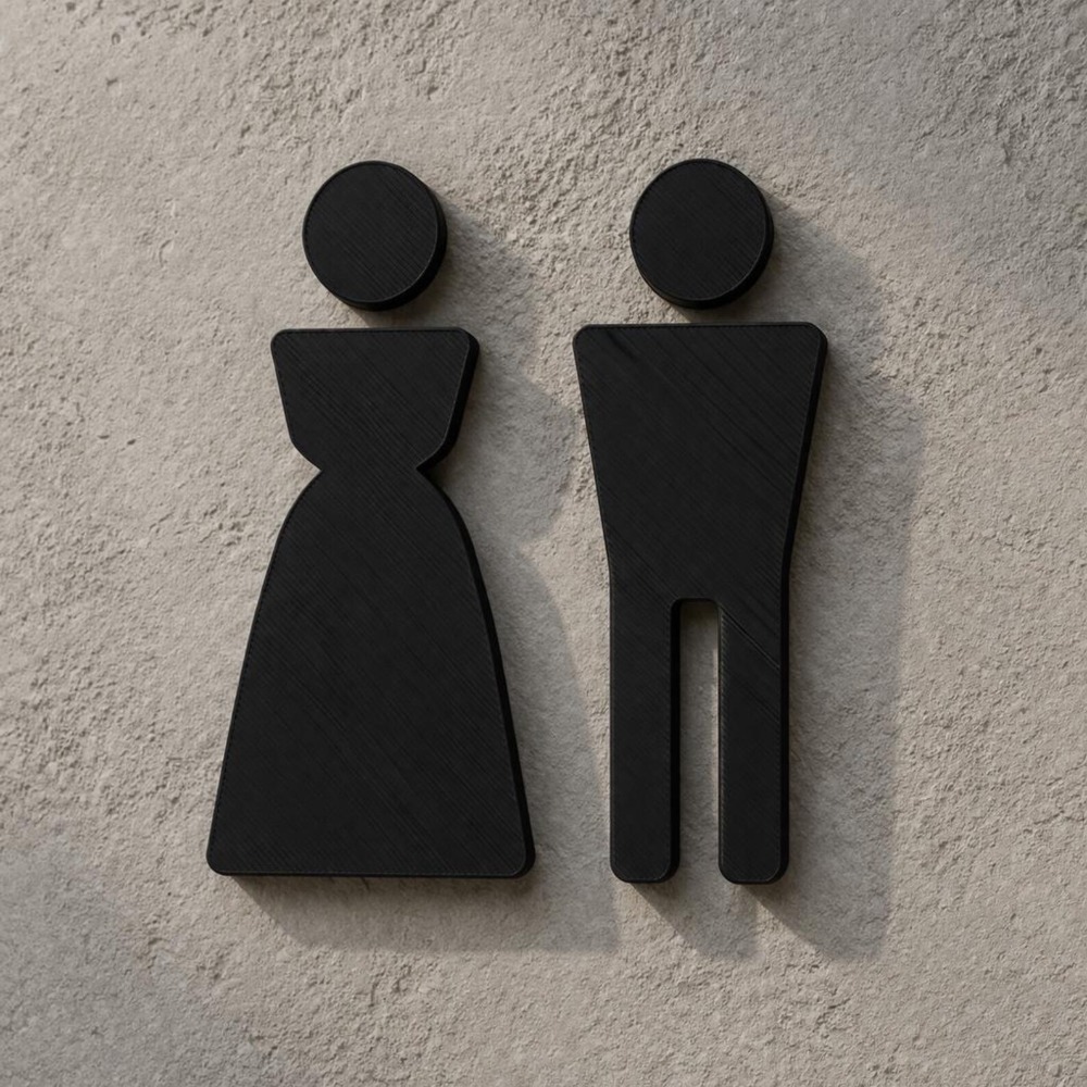 Minimalist 3D Printed Male Fem - 3D Printing Icon 评论和价格