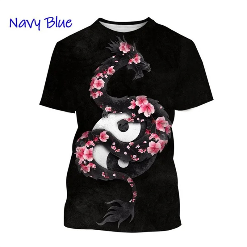 Chinese Tai Chi Pattern T-Shir - 3D Printing Diagram 评论和价格