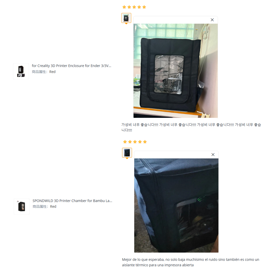 SPONDWILD 3D Printer Chamber f - 3D Printer Enclosure Frame 评论和价格