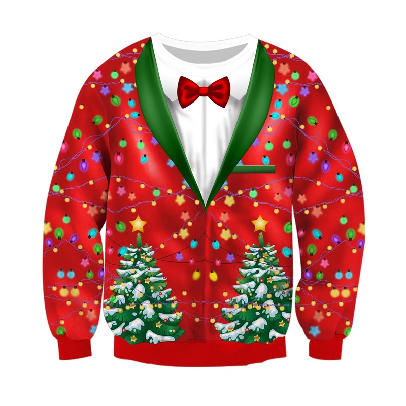 Ugly Christmas Sweaters Men No - 3D Printing Xmas 评论和价格