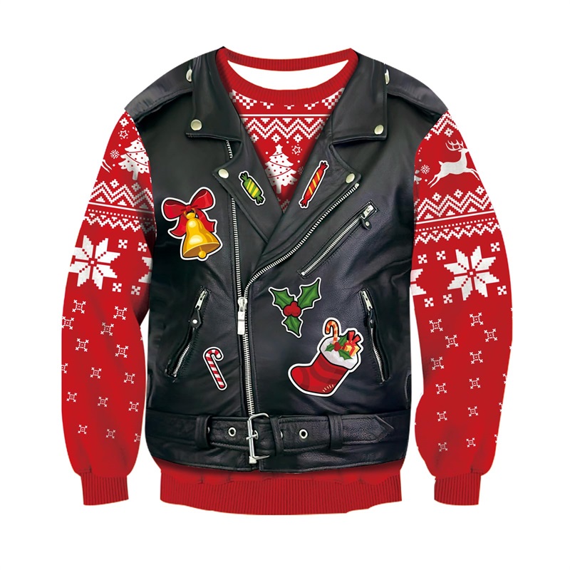 Ugly Christmas Sweaters Men No - 3D Printing Xmas 评论和价格