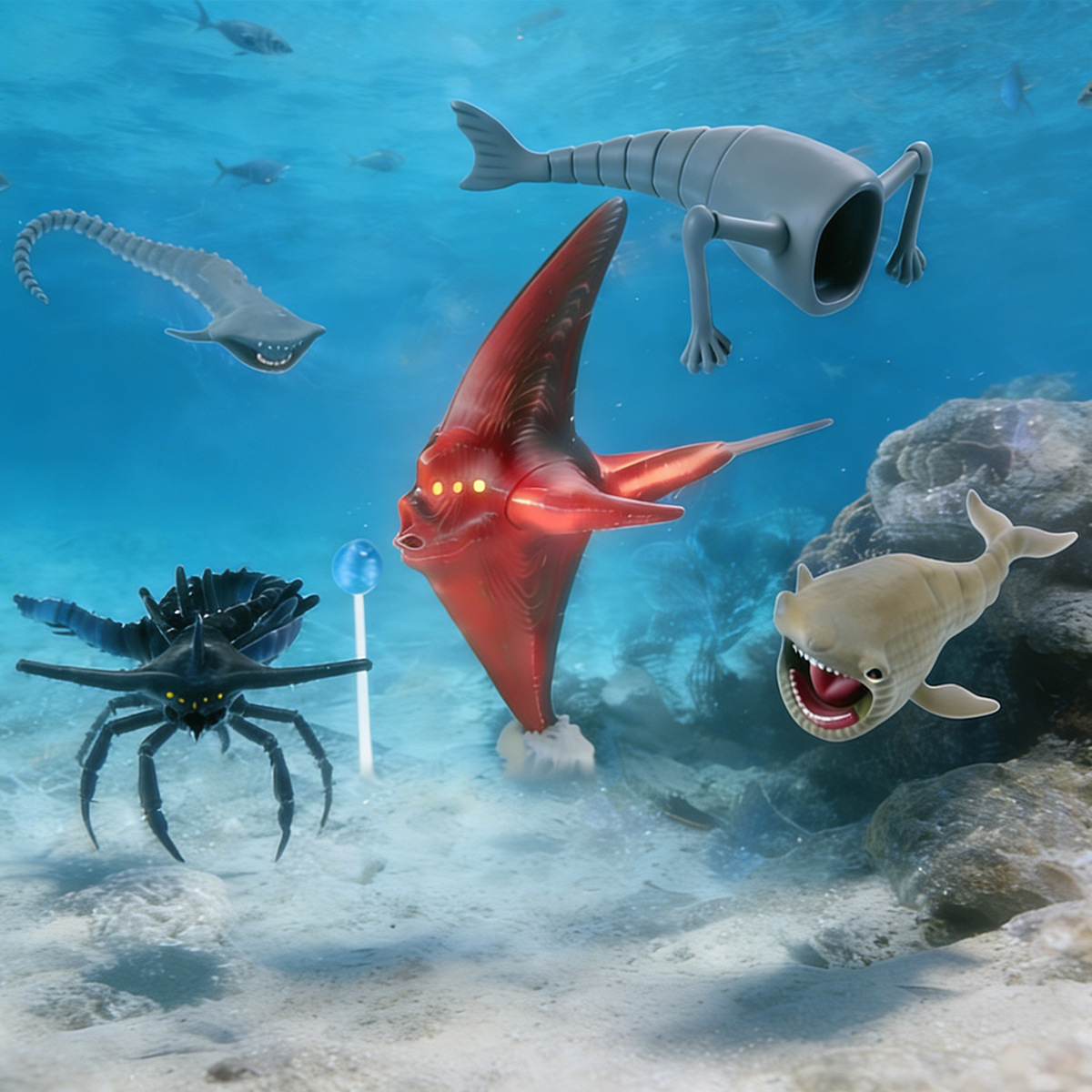 Sea Eater Blup Statue 3D Print - 3D Printing Diagram 评论和价格