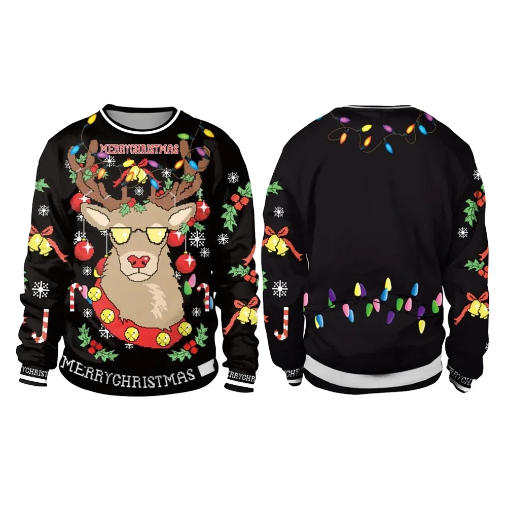 Men Women Llama Ugly Christmas - 3D Printing Xmas 评论和价格