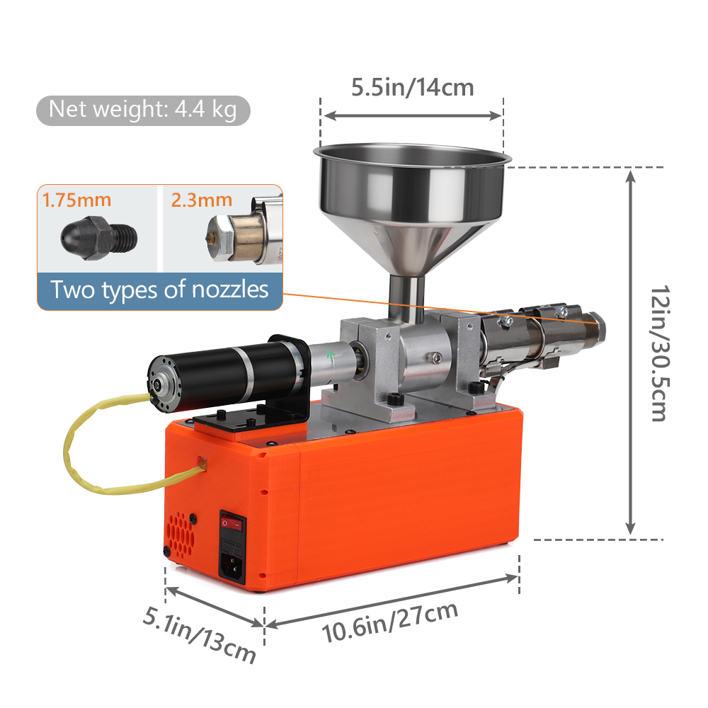 Desktop Lab Small Single Screw - 3D Printer Extruder 评论和价格