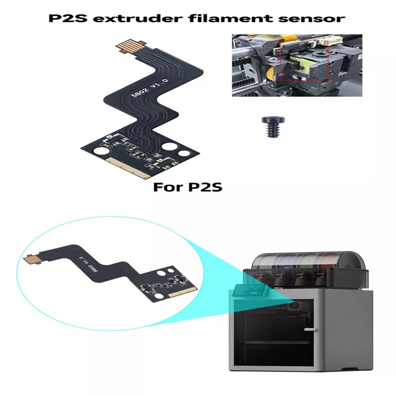 1PCS For Bambu Lab P2S Extrude - 3D Printer Extruder 评论和价格