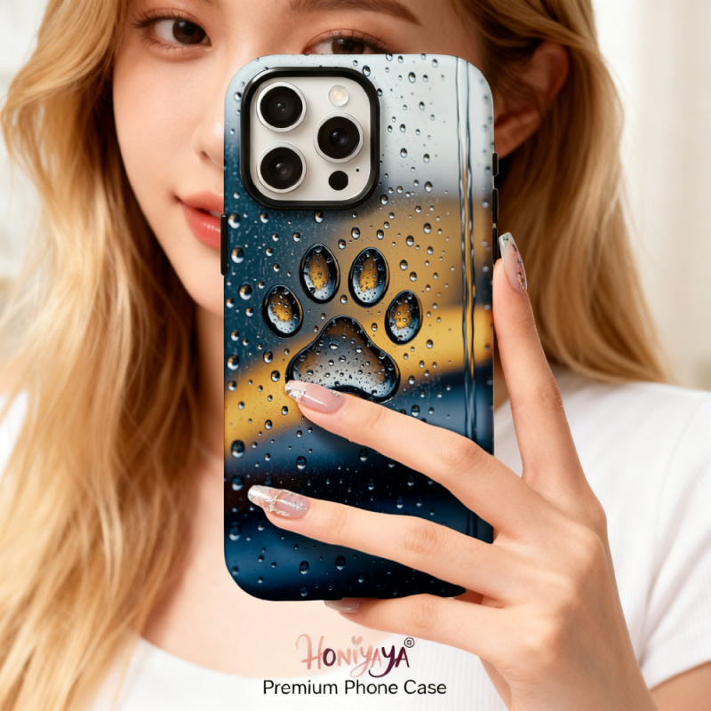 2 in 1 Paw Print Phone Case Fo - 3D Printing Quote 评论和价格