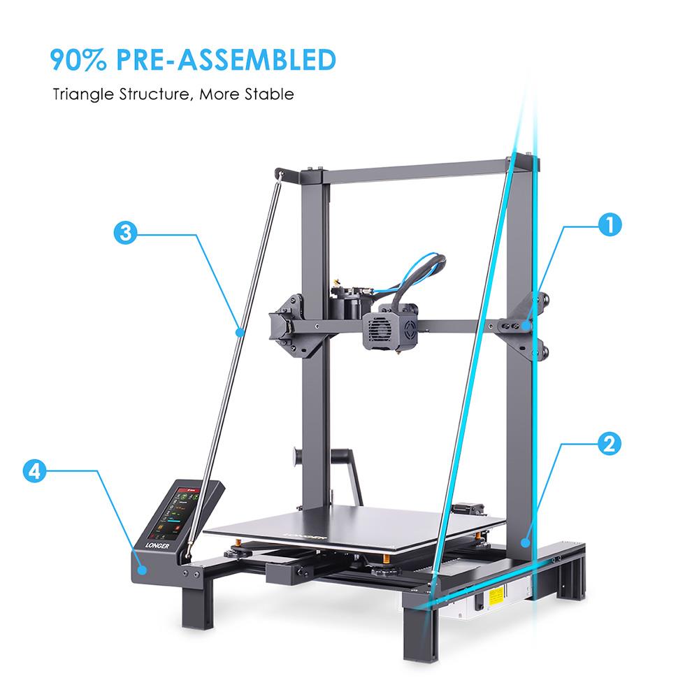 LONGER LK5 Pro 3D Printer 90%  - 3D Printing Design Software 评论和价格