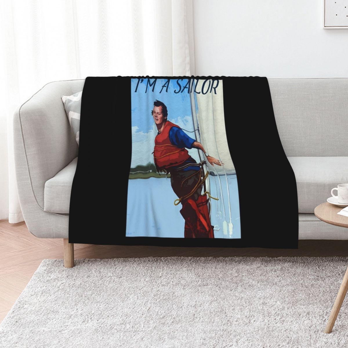 Im A Sailor Bob Quote \t Throw - 3D Printing Quote 评论和价格