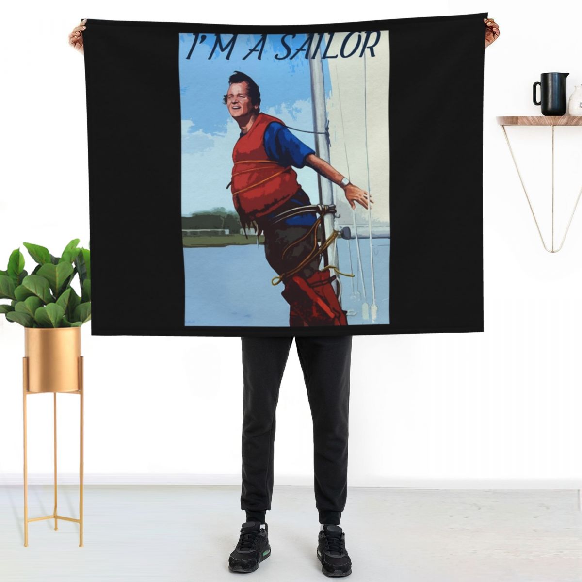 Im A Sailor Bob Quote \t Throw - 3D Printing Quote 评论和价格
