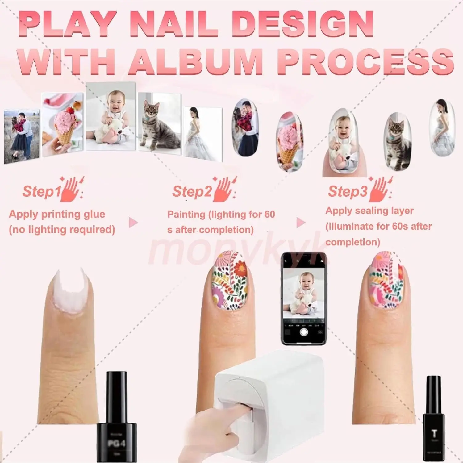O2nails Nail Printer Machine K - 3D Printing Design Software 评论和价格