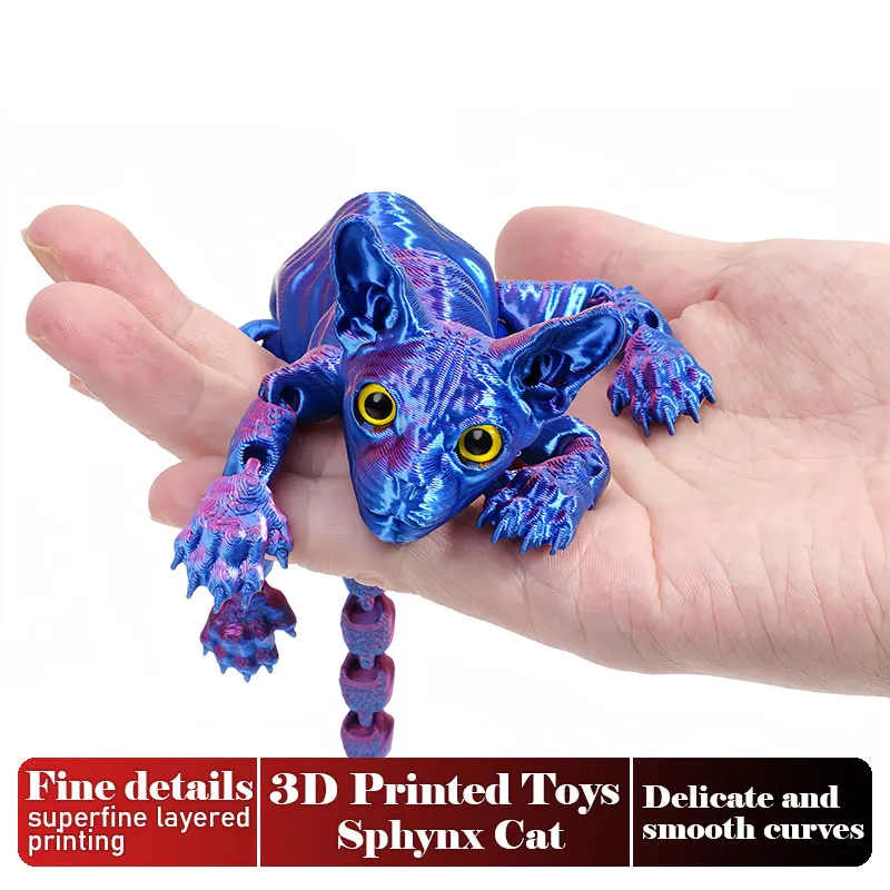 3D Printed Cat Realistic Multi - 3D Printing Household Items 评论和价格