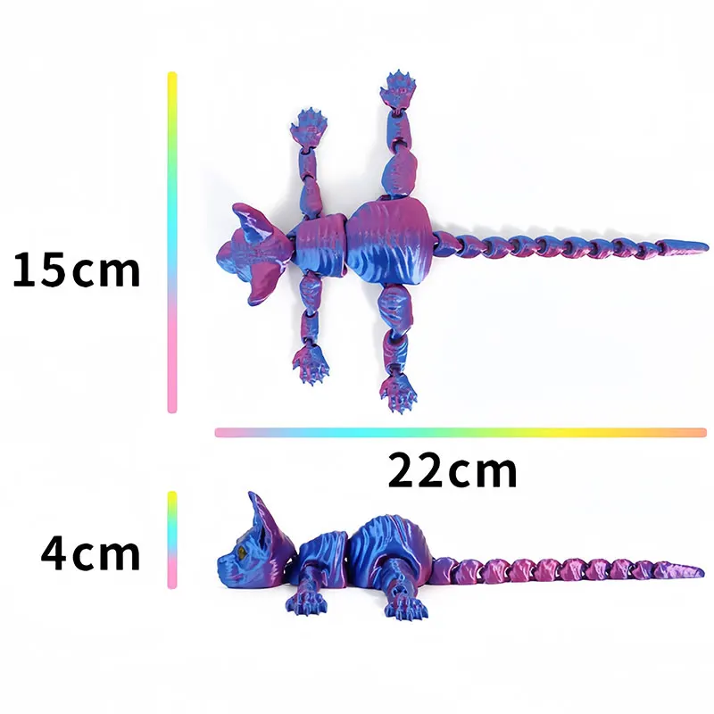 3D Printed Cat Realistic Multi - 3D Printing Household Items 评论和价格