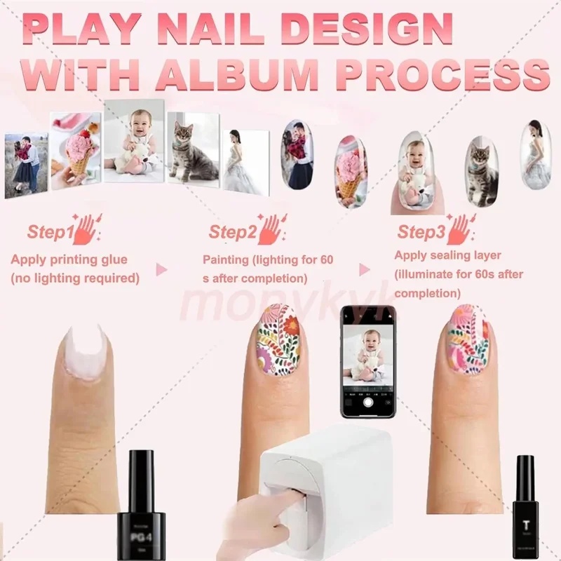 O2nails Nail Printer Machine K - 3D Printing Design Software 评论和价格