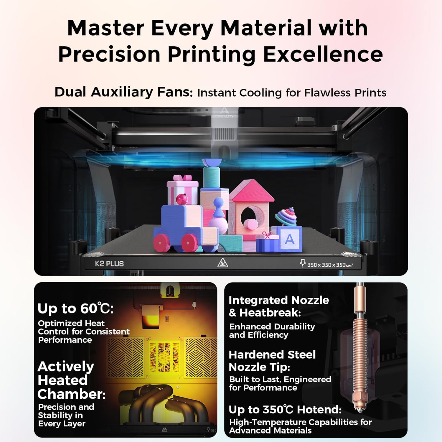 ​​Creality K2 PLUS Combo 3D Pr - 3D Printing Design Software 评论和价格