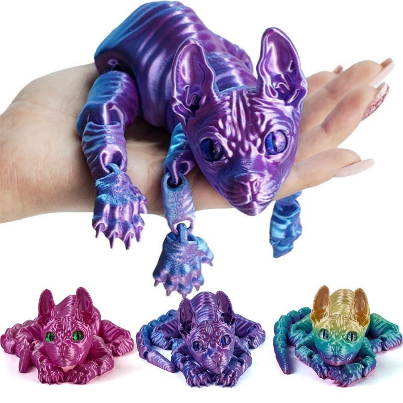3D Printed Sphynx Cat Animals  - 3D Printing Xmas 评论和价格