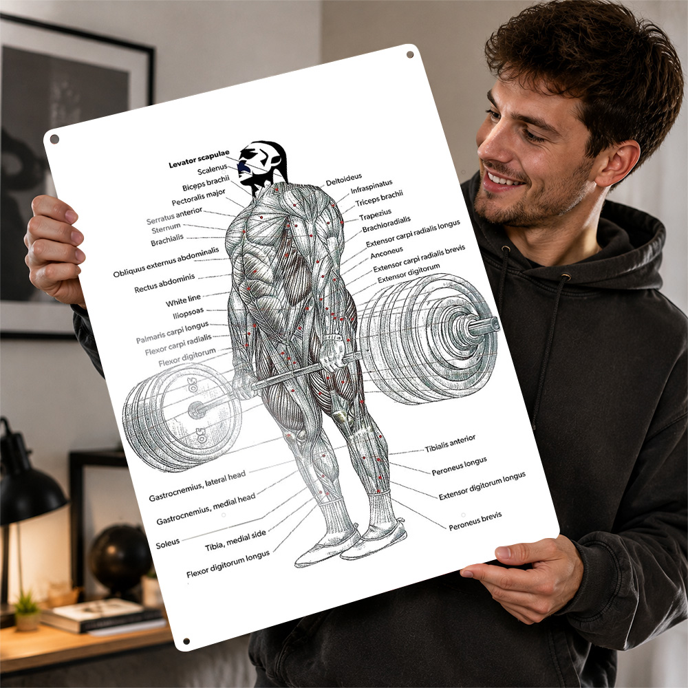 Deadlift Muscle Anatomy Diagra - 3D Printing Diagram 评论和价格