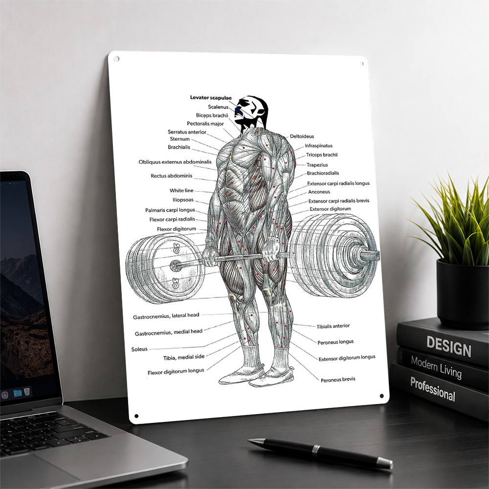Deadlift Muscle Anatomy Diagra - 3D Printing Diagram 评论和价格