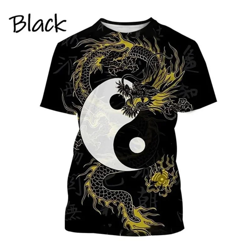 Chinese Tai Chi Pattern T-Shir - 3D Printing Diagram 评论和价格