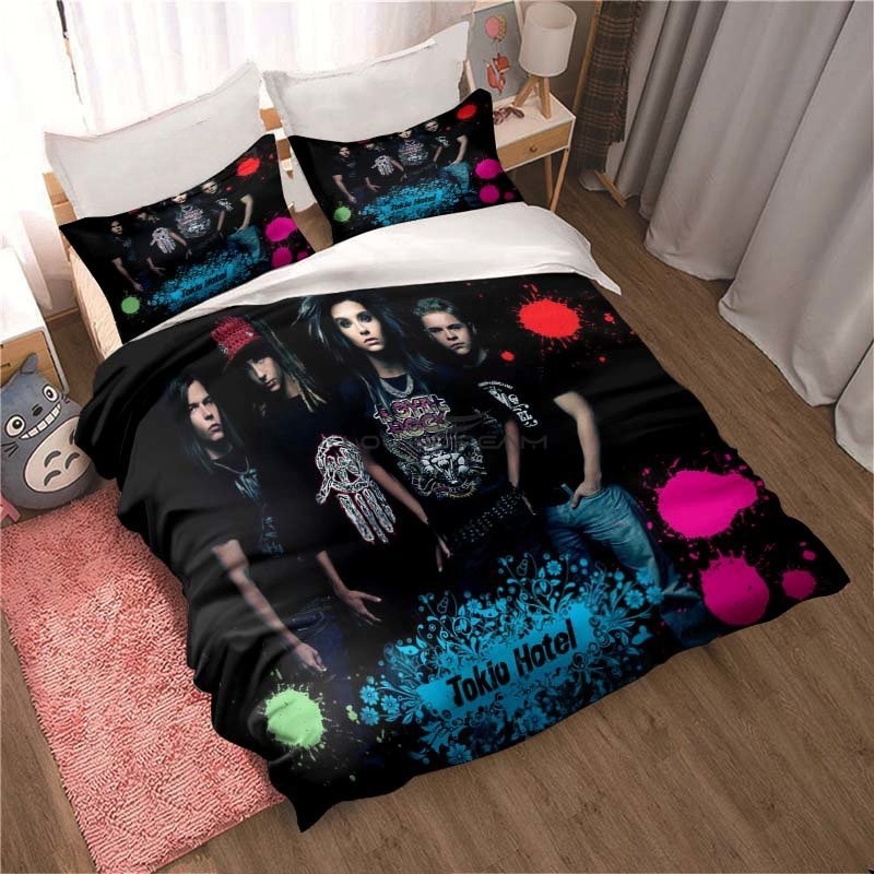 New Tokio Hotel Bedding Set 3D - 3D Printing Quilting 评论和价格
