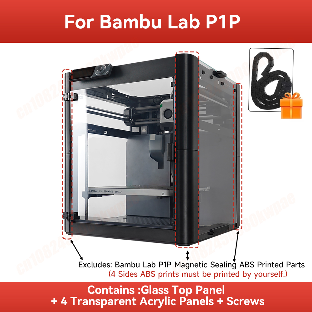 For Bambulab P1P Enclosure Ass - 3D Printer Enclosure Frame 评论和价格