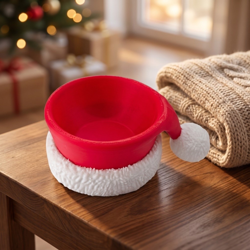 Xmas Christmas Bowl Santa Hat  - 3D Printing Xmas 评论和价格